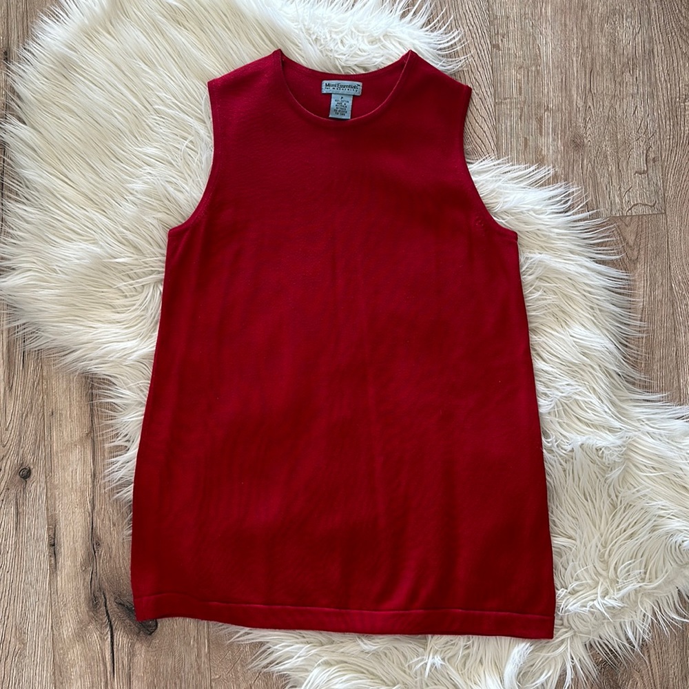 Maternity Sleeveless cotton sweater